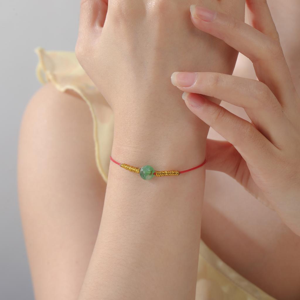 My Shape Beads String Handmade Bracelet for Women 2025 New Fashion Simple Rope Bracelets Lucky Amulet Jewelry for Men