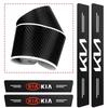 For Kia Morning Picanto Cerato Venga Cadenza K9 Seltos Tellurid Car Stickers Anti Scratch Door Sill Strip Carbon Fiber Threshold