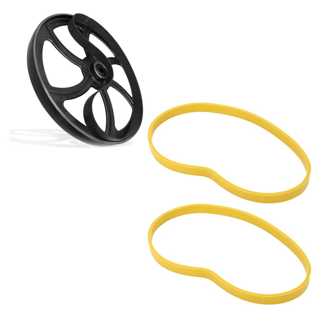 Band Saw Tires Woodworking Non Slip Rubber Tire Replacement for 8in Bandsaw Wheel Tire Yellow Bandsaw Rubber Tires