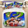 1PC Dragon Ball Pattern Bedding Quilt Set Quilt Cover Pillowcase Home Decoration Birthday Gift (1 * Duvet Cover + 2 * Pillowcase, Without Core)