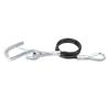 Self-Coiling Storage Trailer Safety Chain Cable 70cm/27.6in Trailer Towing Cable ATV / Tractor
