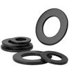Blackened 304 Stainless Steel Ultra-Thin Flat Washer, Black Zinc Plated, Available In Sizes M2-M20.
