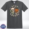 Skull Pumpkin Halloween Creepy Skeleton Hand Vintage Gothic T-Shirt
