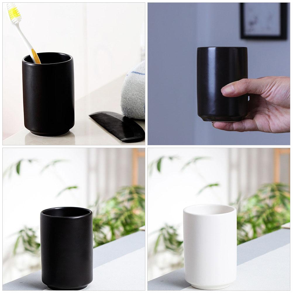 2Pcs Ceramic Straight Cup Premium Quality Frosted Bottom Design Japanese Tea Cup Multi Purpose Home Office Use