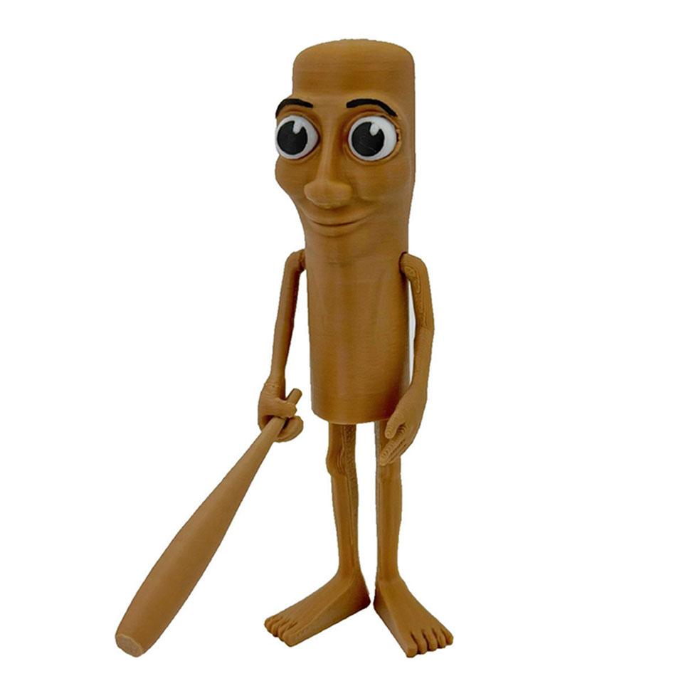 Tungtungsahur Figure Ballerina Cappuccino Action Figure Brainbot Animation Tralalero Tralala Shark Decoration Piece Movable 3D Printed Plaything