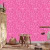 Wallpaper School Supplies Powder Pink and Purple 50x1000