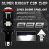 80W 16000LM Plug-in H4 Car Headlight LED Mini Projecto Lens Automobles Hi/Low Beam Headlight Bulb