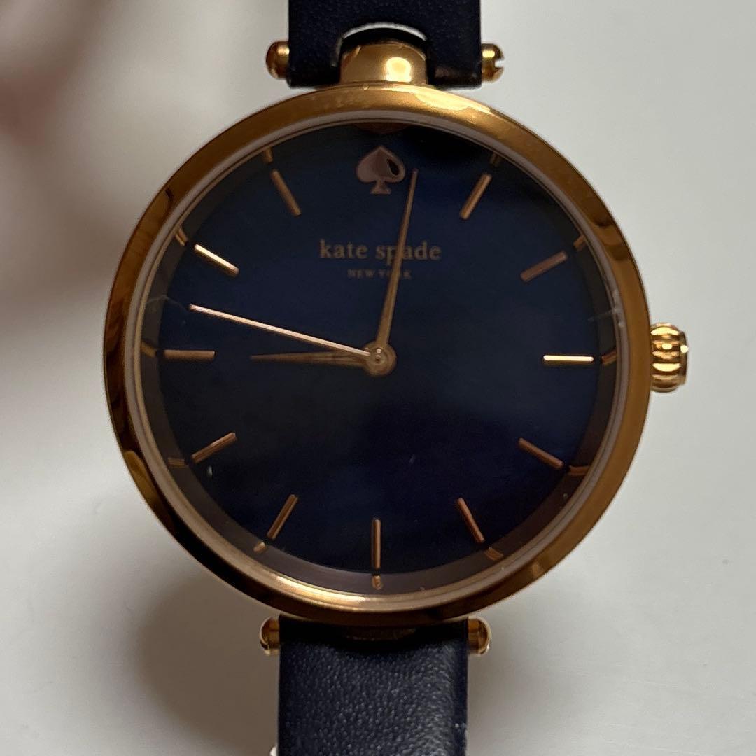 Used kate spade analog watch navy