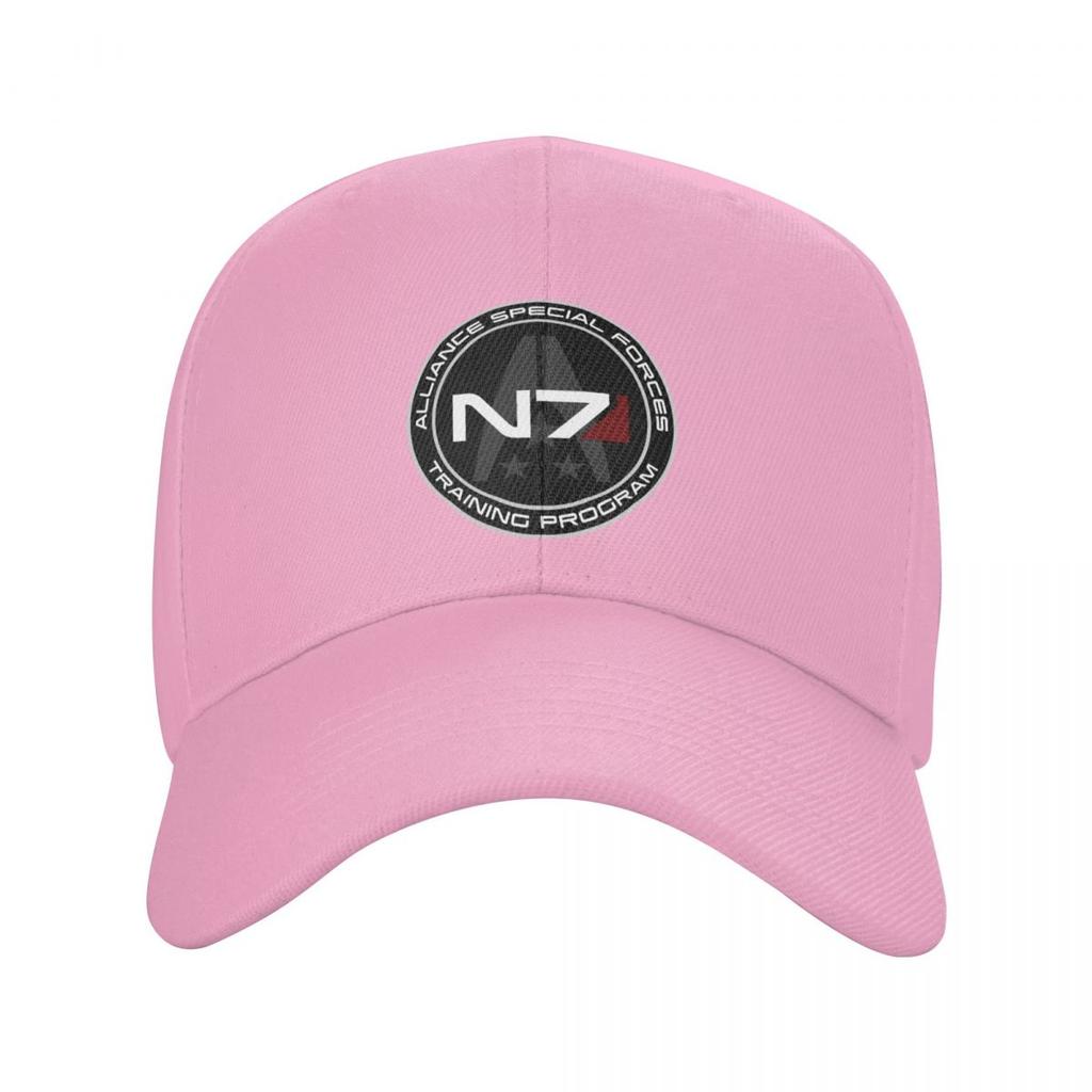 Fashion Unisex Alliance Mass Effect N7 Baseball Cap Adult Video Game Adjustable Dad Hat Unisex Women Hip Hop Snapback Caps
