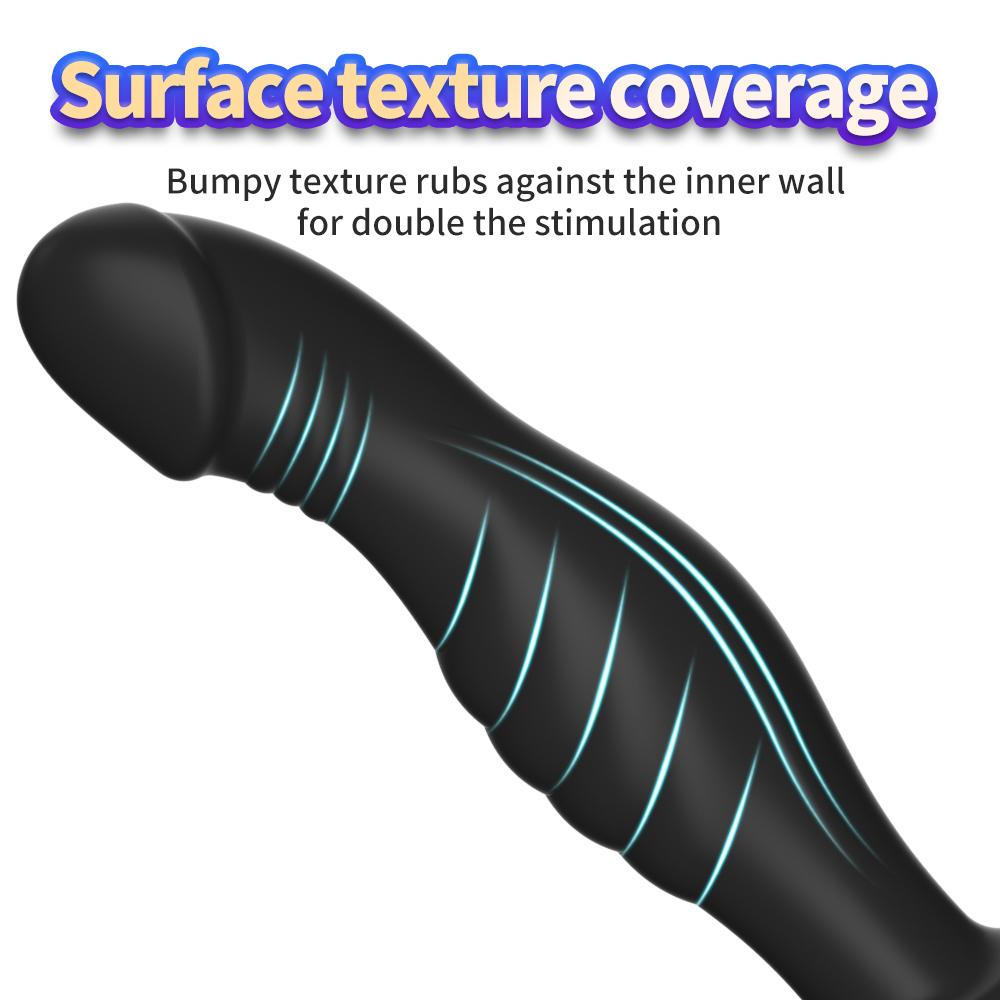 Anal Plug Silicone Butt Plug Realistic Glans Design Textured Prostate Massager Anal Trainer Kit Soft Safe for Beginner Unisex Insert Dildo Masturbator