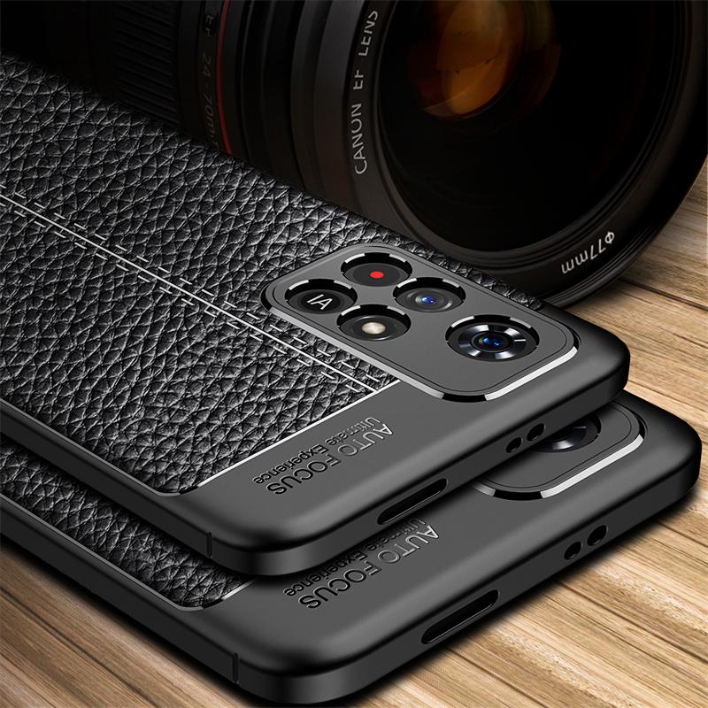 For Cover Poco M4 Pro 5G Case For Xiaomi Poco M4 Pro 5G Capas Shockproof Soft TPU Leather For Fundas Poco X3 M4 Pro 5G F3 Cover