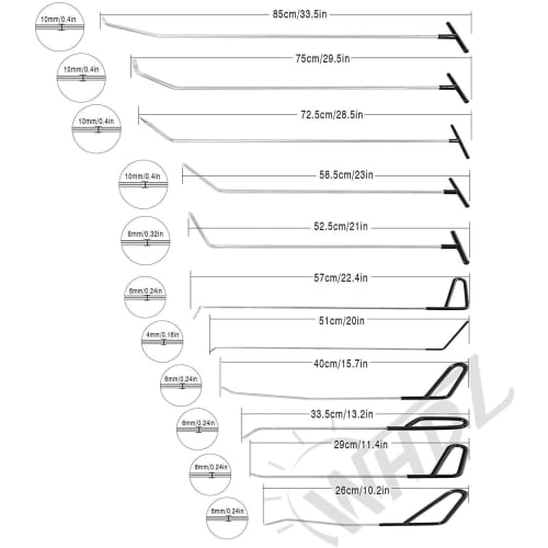 WHDZ Dent Repair Tool Set, Car Dent Repair Tool Set, Dent Repair, Sheet Metal Tools, Vacuum Lifter, Dent Extrusion Tool, Car Dent Repair Tool, Complet