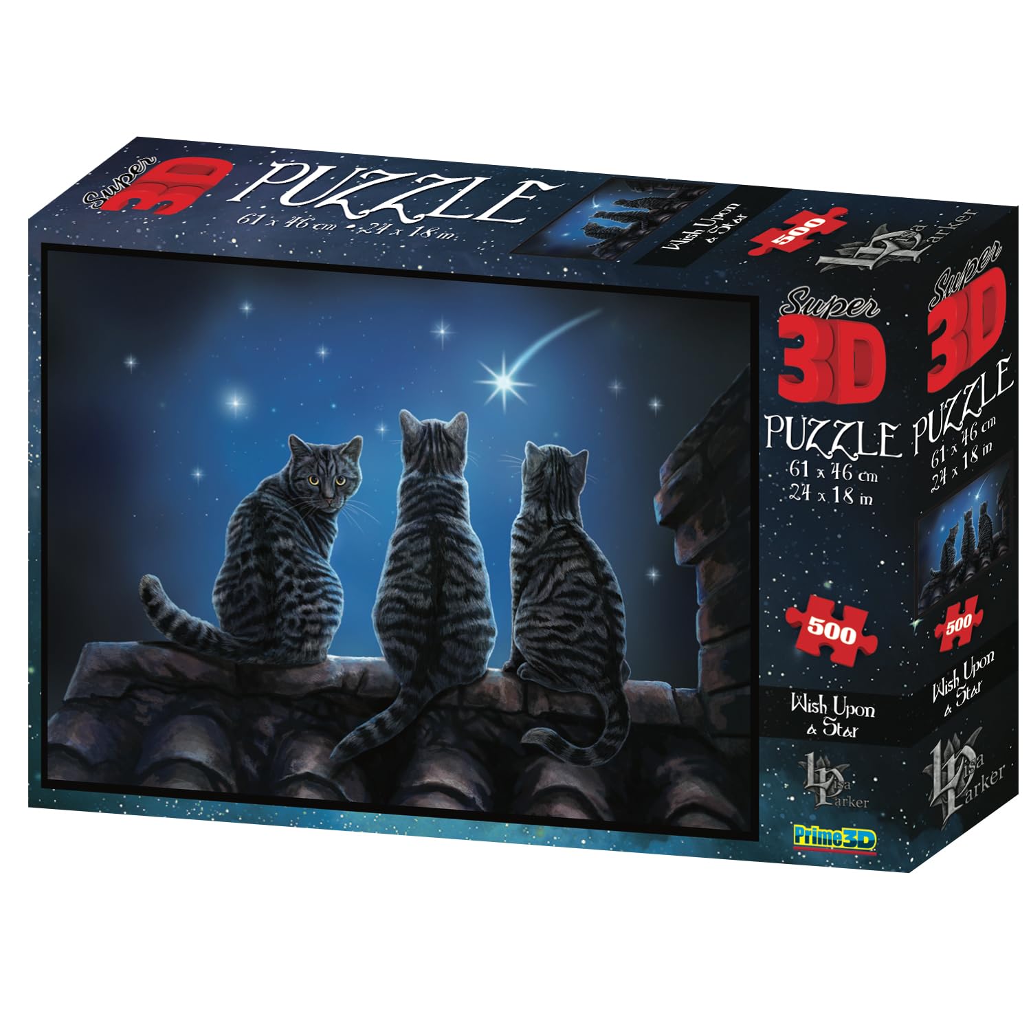 

Yamasan Prime 3D Lisa Parker When You Wish Upon a Star 10191 Finished 61 x 46cm 500 Pieces Size /