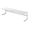 Stove Back Rack Telescopic Kitchen Support Rack Sliding Tower Width 54-92cm White Gap Storage Stylish Kitchen Storage