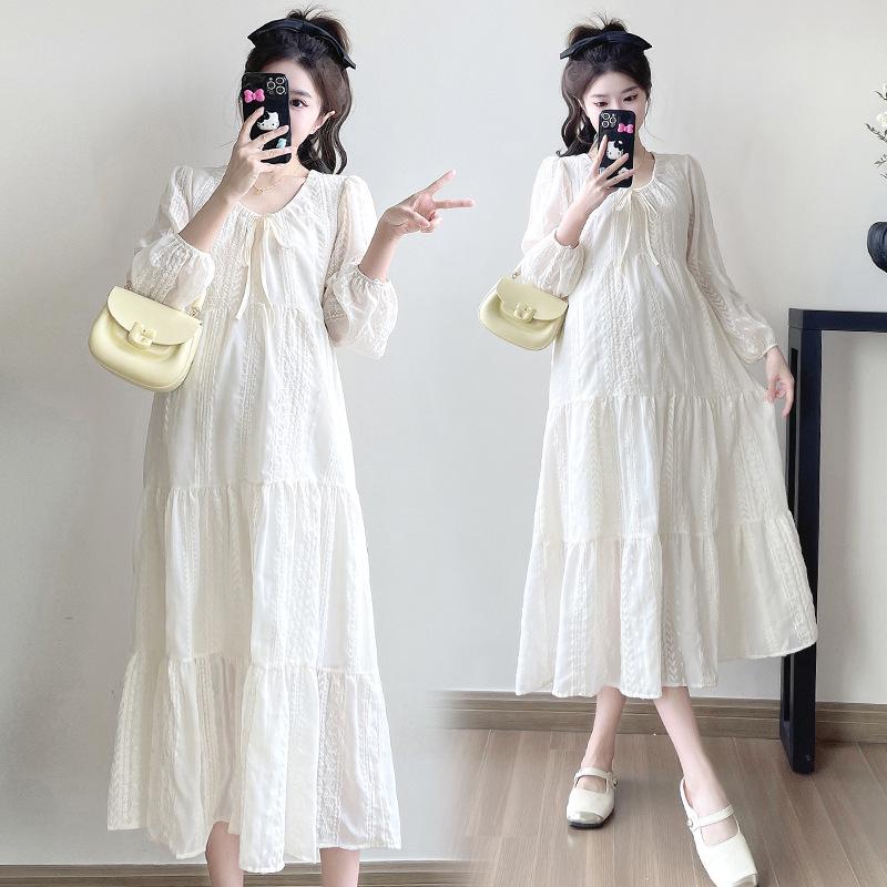 2026 Korean Style Loose Fit Plus Size Artistic Dress - Spring Collection
