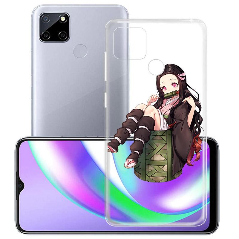 Cool Kimetsu No Yaiba For Realme 8 8i V3 V5 GT Neo Flash Edition Explorer Master Neo2 Narzo 30 50i 50A C21Y Phone Case