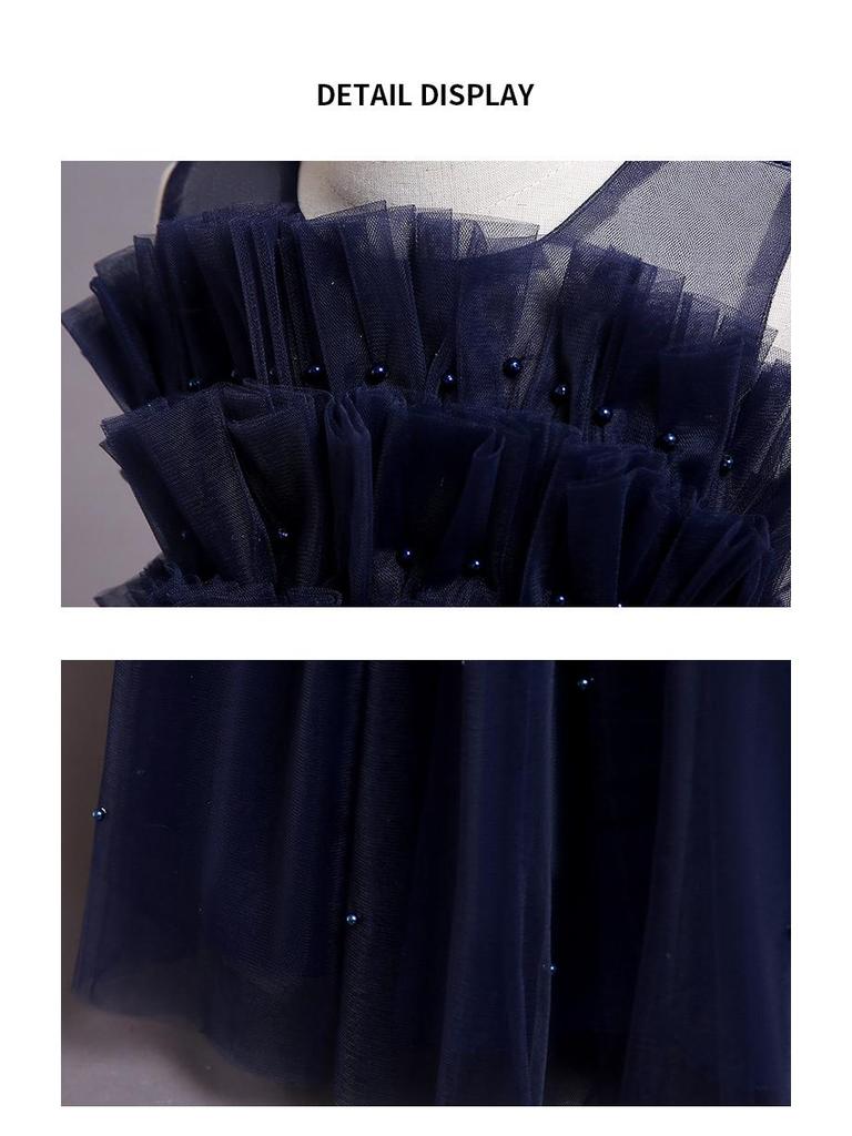 Children's Puffy Light Luxury Wedding and Party Dress