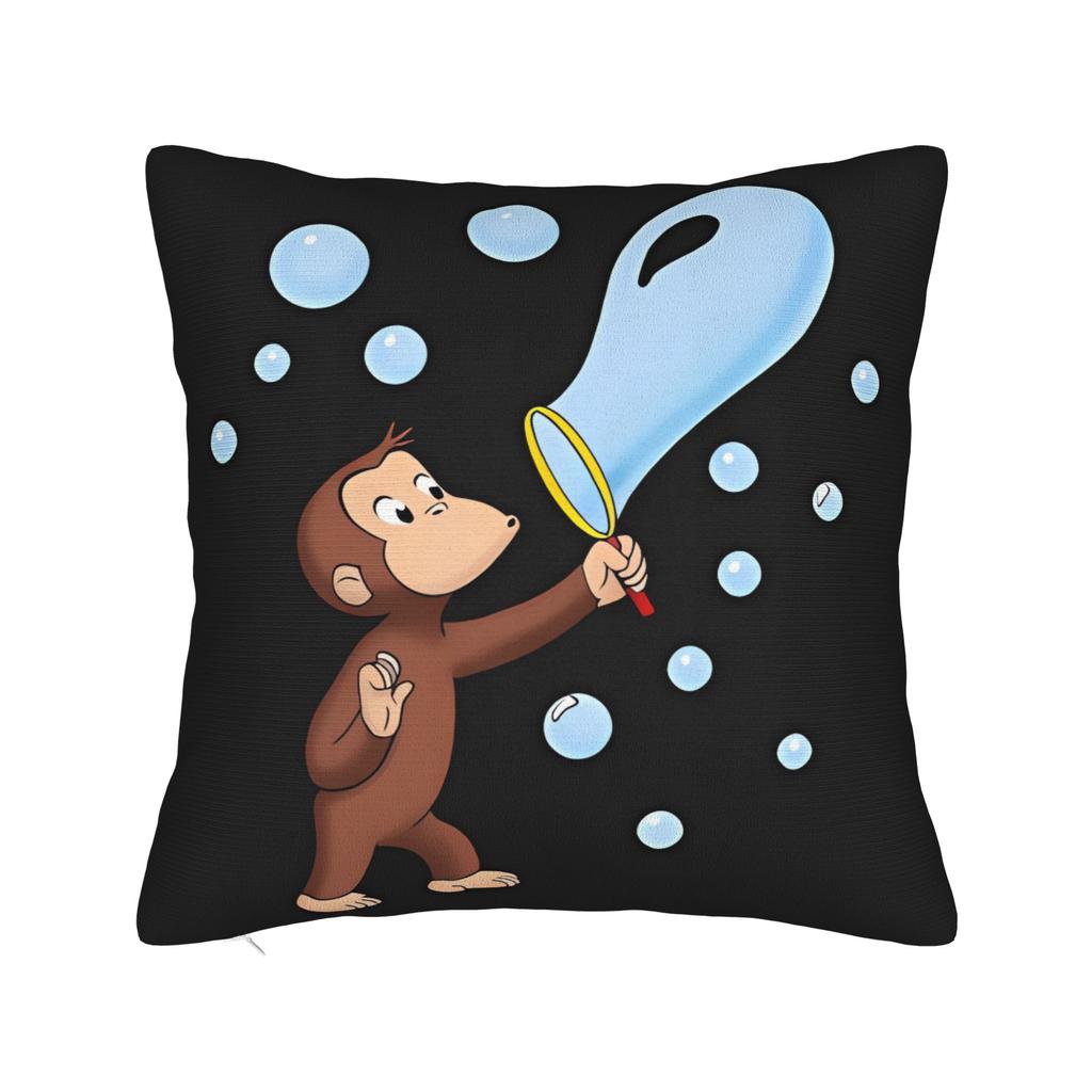 Pillow Case Cartoon Monkey C-Curiouss Georges Soft Pillow Cover For Sofa Car Home Decor Fashion Pillowcases