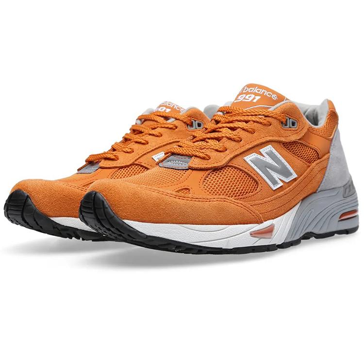 New Balance 991 Grey/Orange