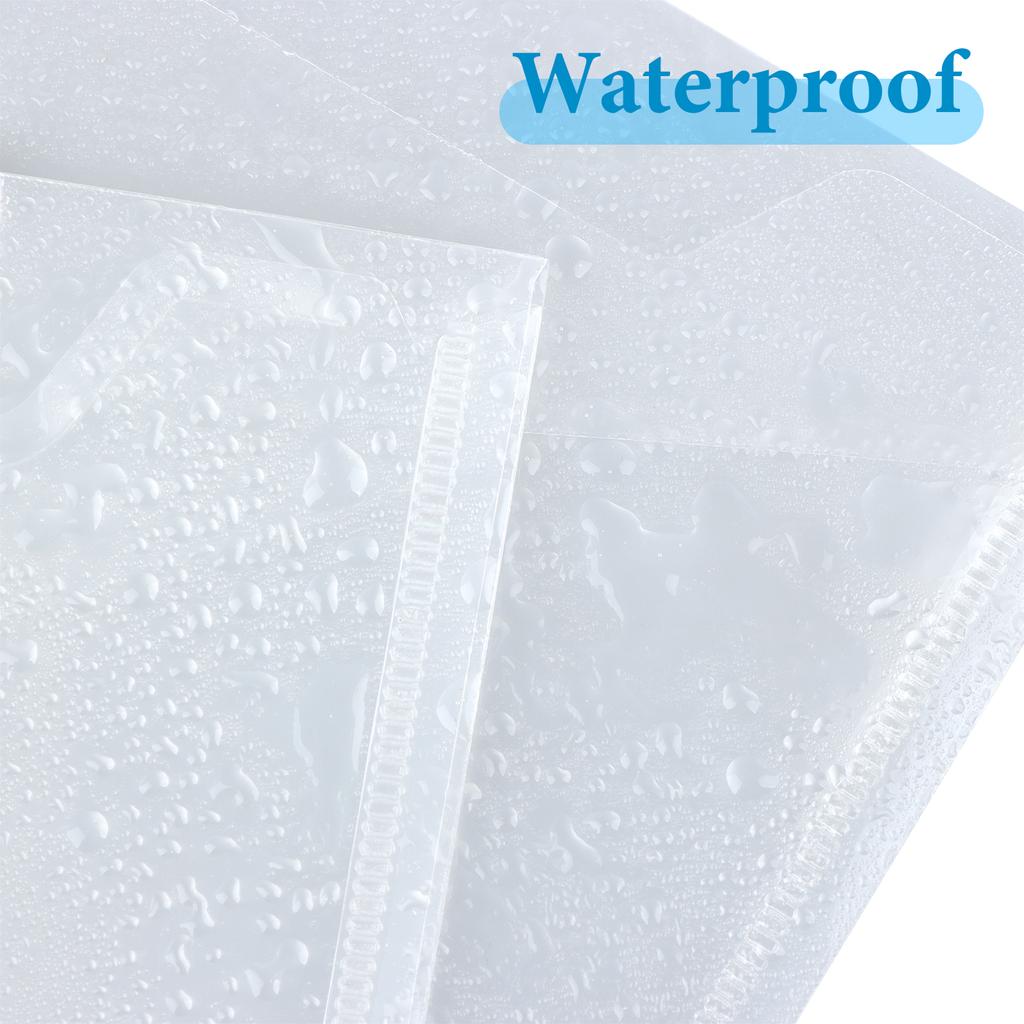 Clear Stamp And Die Storage Bag Resealable Plastic Storage Pocket Large Envelop