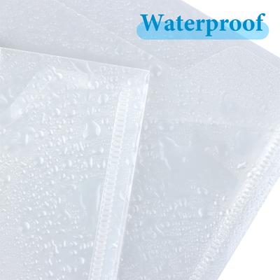 Bolsa de Almacenamiento para Sellos Transparentes y Troqueles Bolsillo de Almacenamiento de Plástico Resellable Sobre Grande