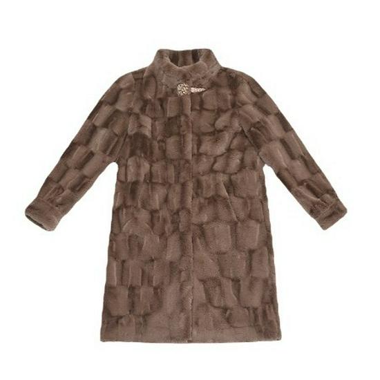 Haining Lang Nerzmantel für Damen - High-End Winterstil