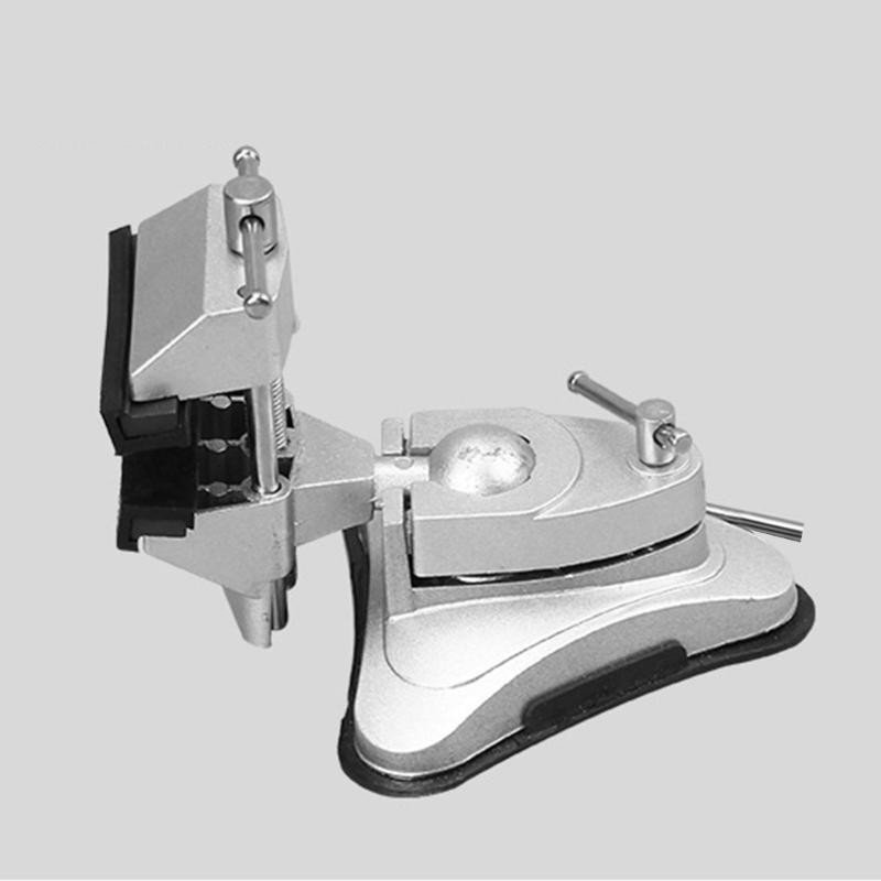 Adjustable DIY Table Vise Bench Clamp Suction Cup Base Carving Fixture Crafts