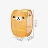 Large Capacity Cartoon Animal Laundry Hamper Breathable Mesh Pop Up Storage Basket Space-Saving Foldable Dirty Clothes Organizer