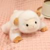 20Cm Kawaii Small Animals Cartoon Plush Toy Lying Monkey Red Panda Bear Sloth Capybara Doll Hand Size Plushie Appeasing Gift