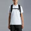 Moncler Ss22 Logo Unifarbenes Kurzarm-Polohemd Herren Oberteile Optisches Weiß H20918A0000784556001
