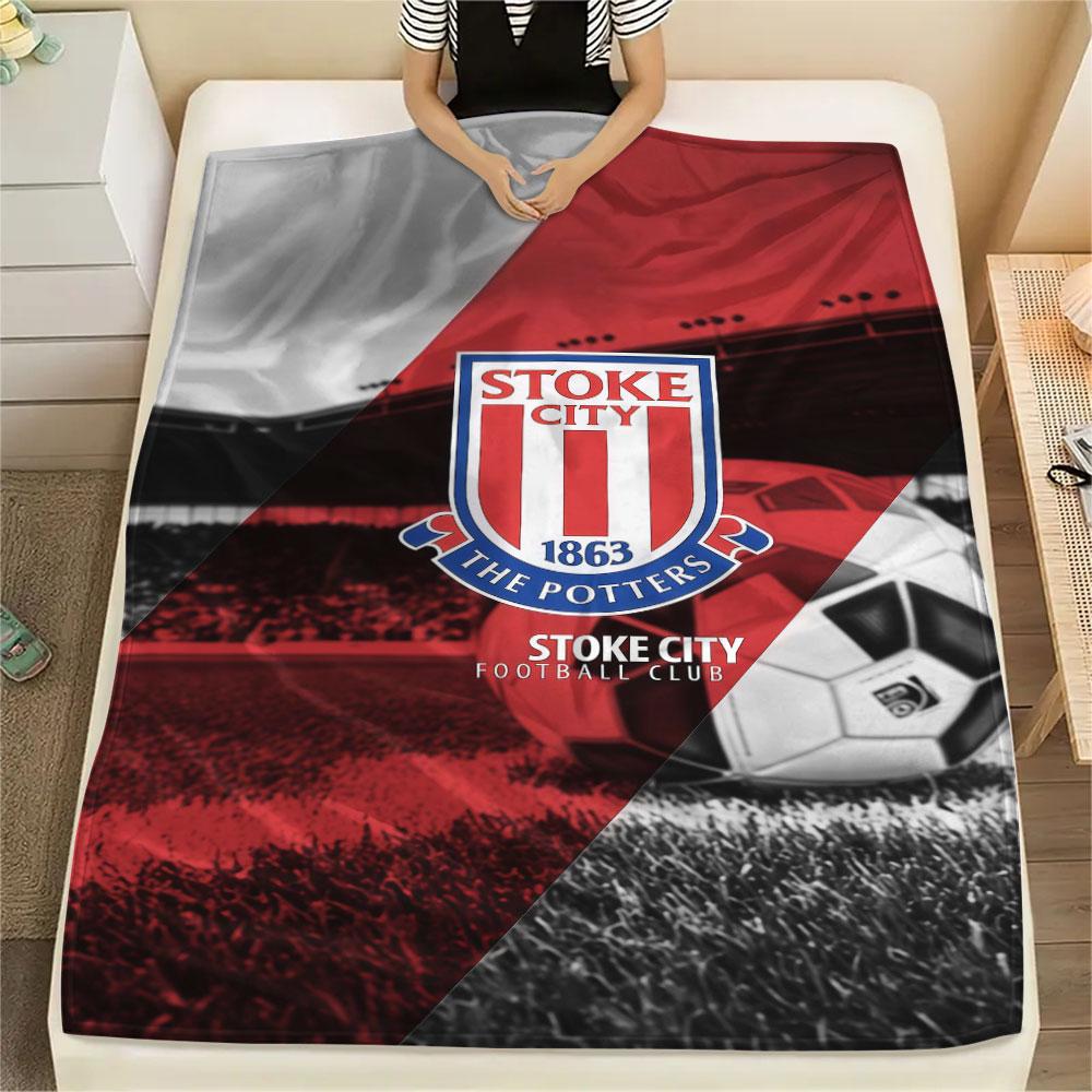 Stoke City F.C Blanket, High Quality Comfortable for All Seasons, Home Decor, Warmth and Comfort