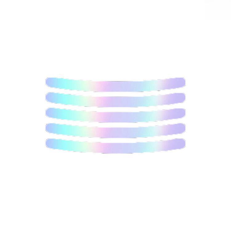 Colorful Reflective Tire Strips: Luminous Car & E-Bike Wheel Stickers for Decoration and Safety