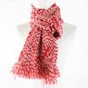 Very Good LOUIS VUITTON Scarf Echarpe Logomania Mix Red white wool Women M70424 Used