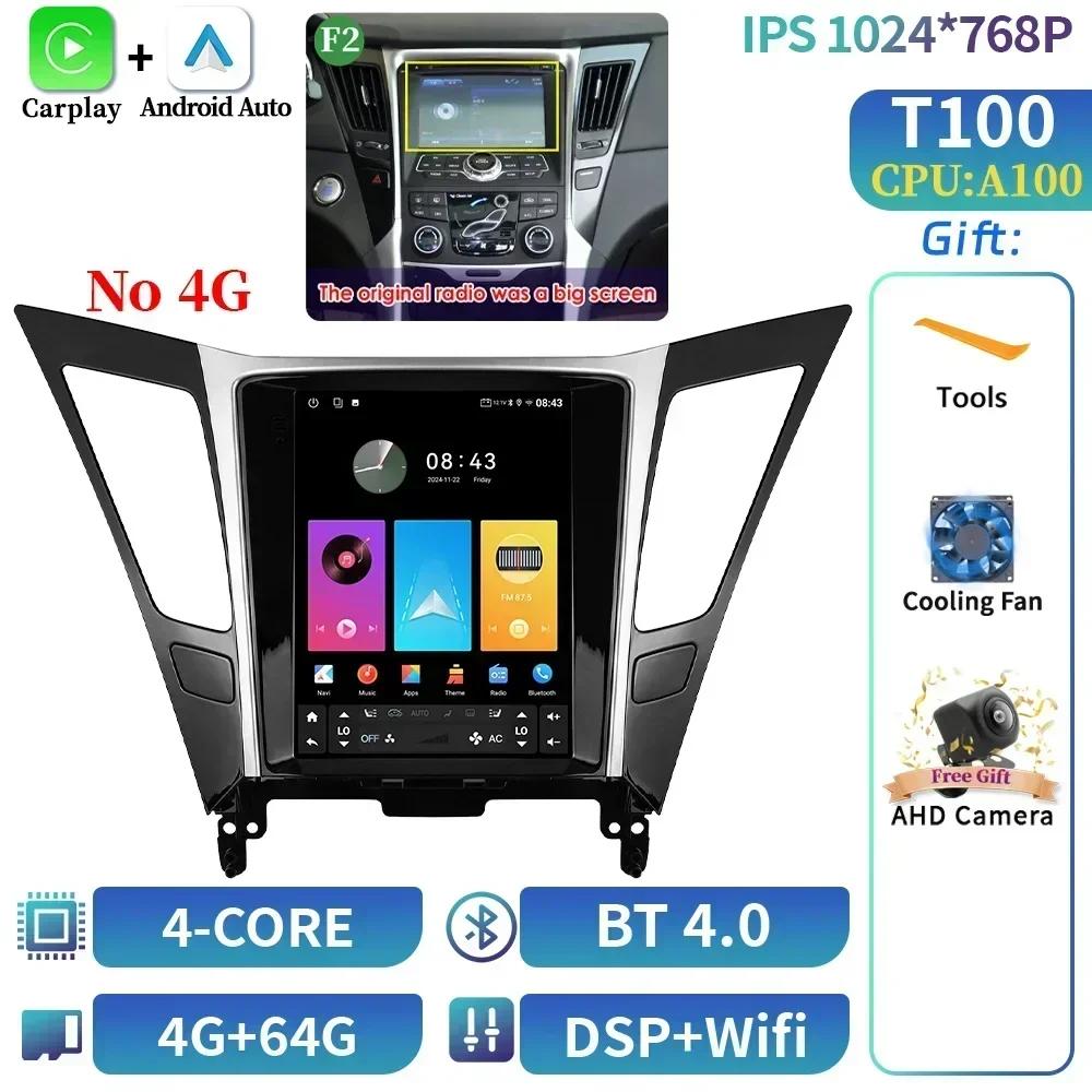 9.7inch Car Radio Multimedia Video GPS  For Hyundai Sonata Yf 8 2010-2018 Screen Android Stereo 4G  Wireless Navigation Stereo G