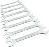 HAZET Wrench Set with with Plastic Automotive DIY Work Maintenance Made In Germany 450N/8RS Set, 8-Piece Double-Ended Wrenches, 6-22mm, Chrome-Plated
