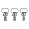 3PCS Beer Keg Relief Valve Replacement 304 Stainless Steel Keg Lid Pressure Release Valve