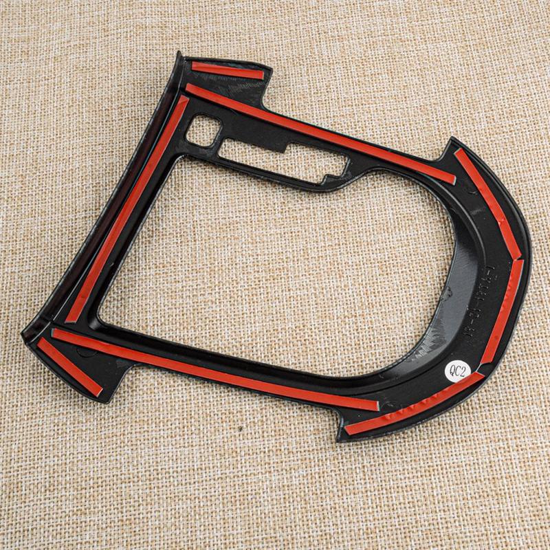 1 Set Car Black Carbon Fiber Style Gear Shift Panel Cover Trim Frame Plastic Fit For KIA Forte Cerato K3