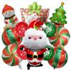 Aluminum Film Christmas Balloon DIY Inflatable Balloon New Xmas Foil Balloons  Kids Gift