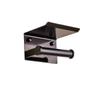 Multifunction 2 in 1 Space Aluminum Tissue Holder Toilet Paper Storage Rack Mobile Phone Shelf Bathroom Accessories Golden