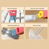 User friendly Cup Lid Cleaner 3 Way Design Scraping Scrubbing Wiping Kitchenwares Plastic Tool