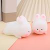 Stress Relief Toy Flexible Quick Rebound Lovely White Bunny Pinch Toys