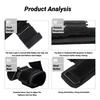 2Pcs Non-Slip Weight Lifting Hooks Premium Straps for Deadlift Pull Up Exercise Fitness Training