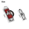 Compact Sliding Door Lock Bracket Push Pull Lock 83*26mm Right Angle Latch Compact Lightweight Lock High-quality Stainless Steel