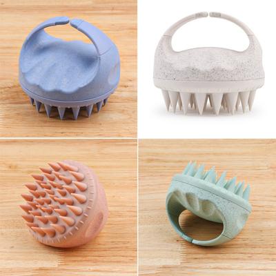 Wheat Straw Hair Washing Brush Matte Massage Brush Frosted Hair Washing Cleaning Brush