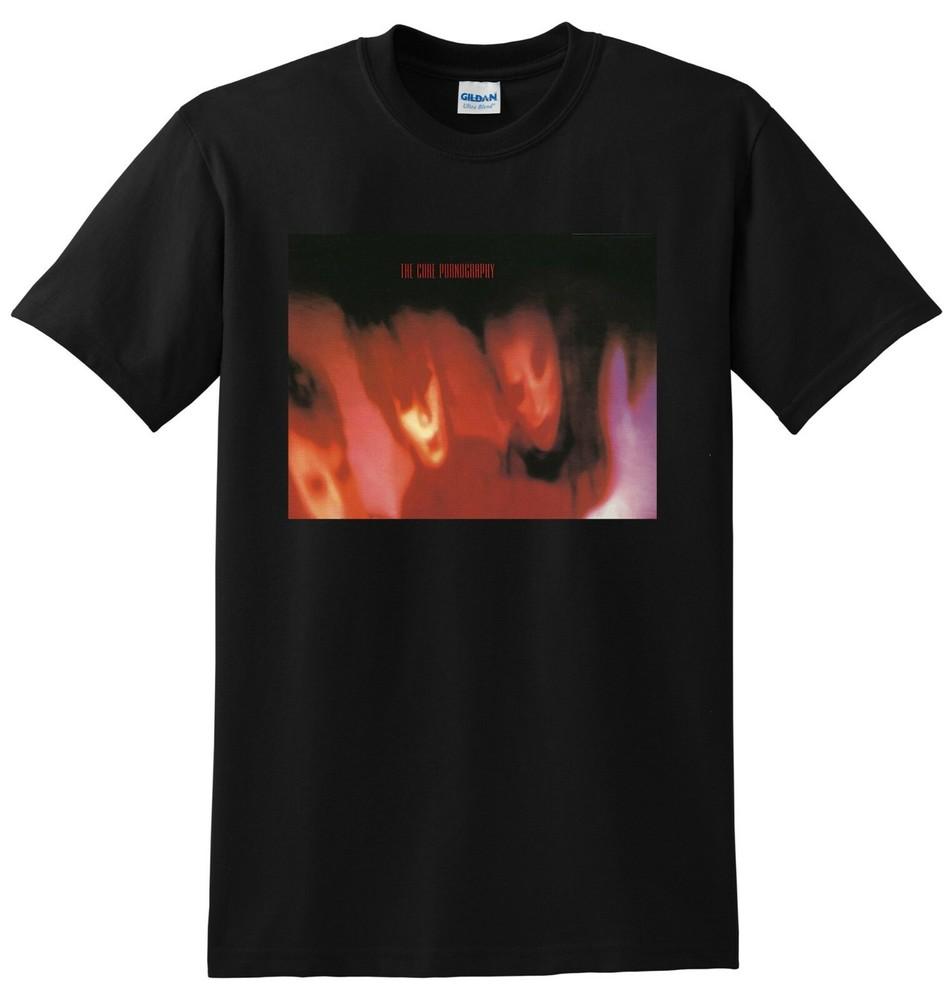 THE CURE T SHIRT pornography vinyl cd cover SMALL MEDIUM LARGE XL XXXXL