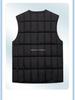 Men's Winter Fleece-Lined Vest: Thick, Multi-Pocket, Cold Protection Gilet for Middle-Aged and Elderly.