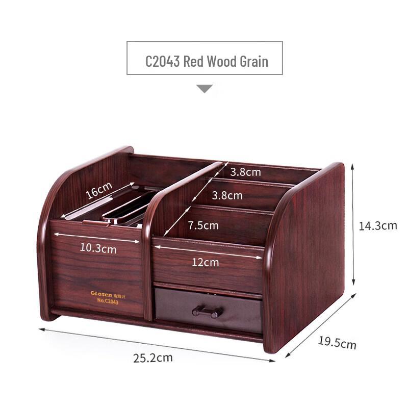 LIEI New Chinese Style Wooden Tissue Box
