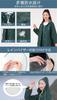 Raefill Women's Raincoat, Cycling Raincoat, Poncho, Men's Navy Blue, Size M