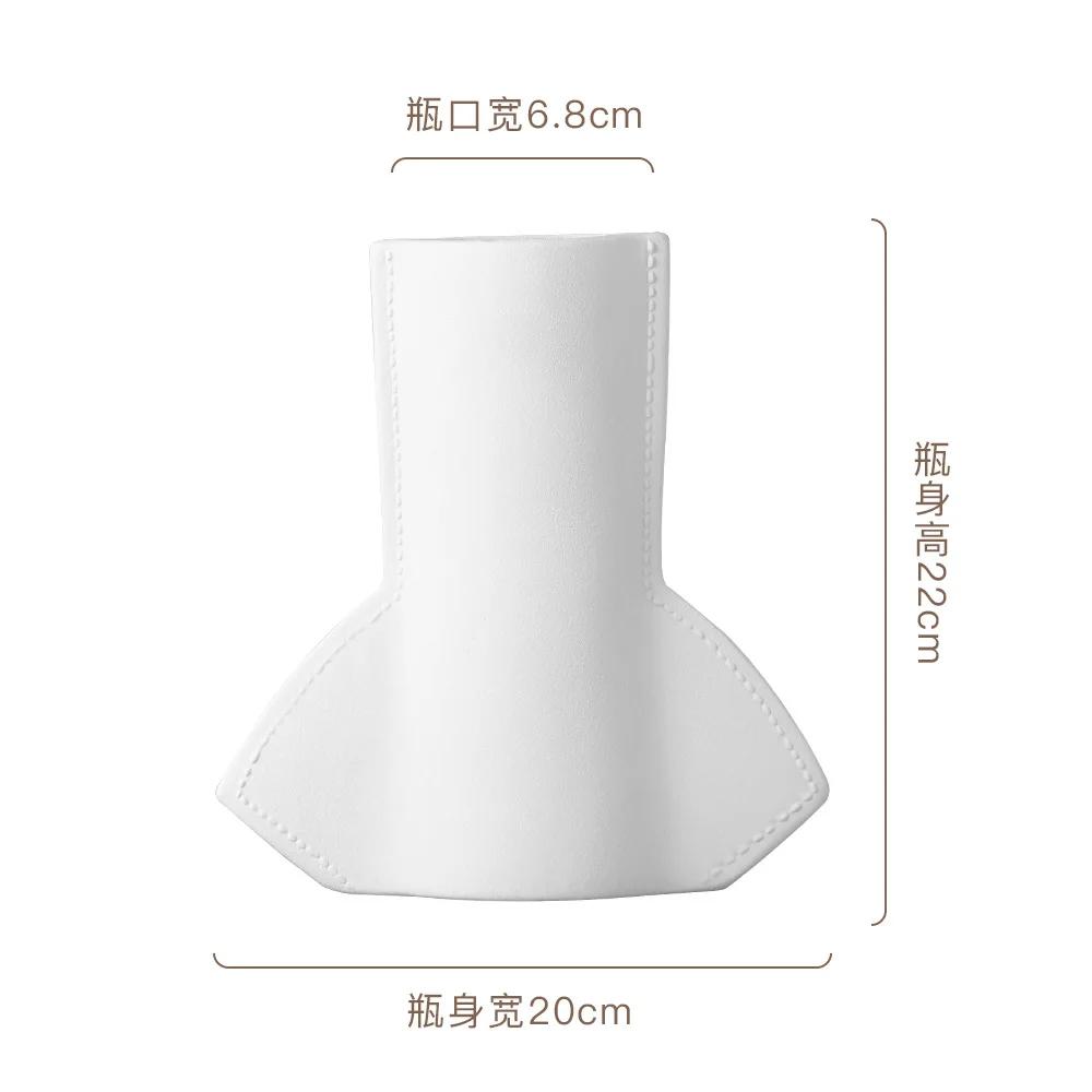 Ceramic Vase Colored Geometry Flower Vase Ceramic Handicrafts Flower Arrangement Accessories Home Decoration Terrarium