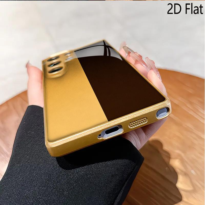 Golden Brown pattern for Samsung Galaxy S24Ultra S23 S22 S25 S21 S20UltraA55A15A16Phone case Pattern Shockproof Protective Back Cover